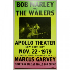 Bob Marley & The Wailers - Apollo Theater - Concert Poster - Books & Others - Poster