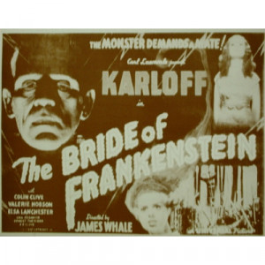 Boris Karloff - Bride Of Frankenstein - Sepia Print - Books & Others - Others