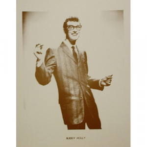 Buddy Holly - Groovin' - Sepia Print - Books & Others - Others