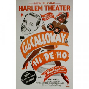 Cab Calloway - Harlem Theater - Concert Poster - Books & Others - Poster