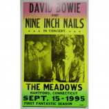 David Bowie & Nine Inch Nails - Hartford 1995 - Concert Poster