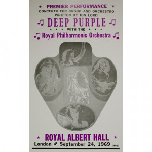 Deep Purple - Royal Albert Hall - Concert Poster - Books & Others - Poster