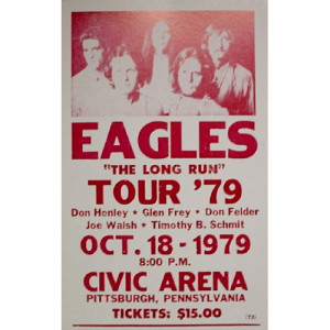 Eagles - 1979 Tour Civic Arena - Concert Poster - Books & Others - Poster