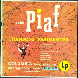 Edith Piaf - Chansons Parisiennes - 10 - Vinyl - 10'' 
