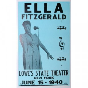 Ella Fitzgerald - Lowe's State Theater - Concert Poster - Books & Others - Poster