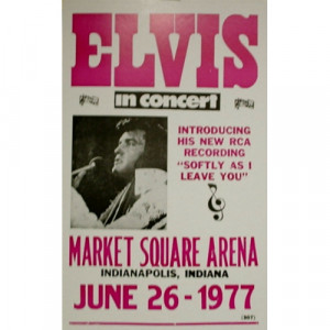 Elvis Presley - 1st Live Appearance In 8 Years - Concert Poster - Books & Others - Poster