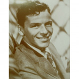 Frank Sinatra - At The Microphone - Sepia Print