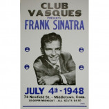 Frank Sinatra - Club Vasques - Concert Poster