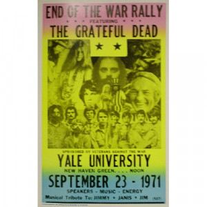 Grateful Dead - End Of The War Rally - Concert Poster - Books & Others - Poster