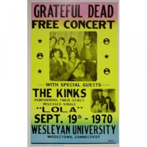 Grateful Dead - Free Concert - Concert Poster - Books & Others - Poster