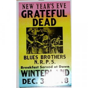 Grateful Dead - Winterland New Year's - Concert Poster - Books & Others - Poster