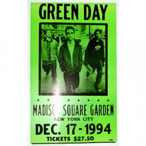 Green Day - Madison Square Garden - Concert Poster - Books & Others - Poster