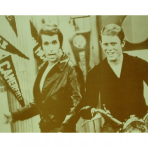 Happy Days - Ron Howard & Henry Winkler - Sepia Print - Books & Others - Others
