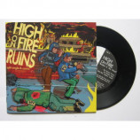 High On Fire/Ruins - Split Single And Comic - 7