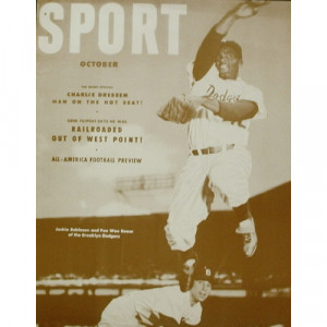 Jackie Robinson - Sport Magazine - Sepia Print - Books & Others - Others