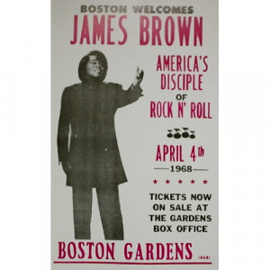 James Brown - Boston Gardens - Concert Poster - Books & Others - Poster