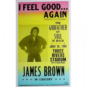 James Brown - I Feel Good Again - Concert Poster - Books & Others - Poster