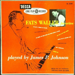 James P. Johnson - Fats Waller Favorites - 10 - Vinyl - 10'' 