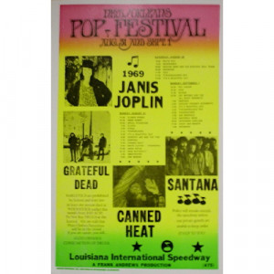 Janis Joplin - Pop Festival - Concert Poster - Books & Others - Poster