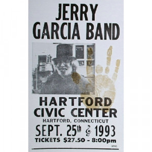 Jerry Garcia Band - Hartford Civic Center 1993 - Concert Poster - Books & Others - Poster
