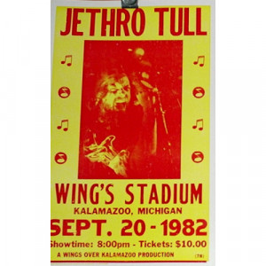 Jethro Tull - Kalamazoo - Concert Poster - Books & Others - Poster