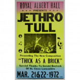 Jethro Tull - Royal Albert Hall - Concert Poster