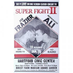 Joe Frazier & Muhammad Ali - Super Fight II - Concert Poster - Books & Others - Poster