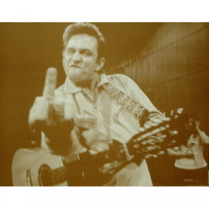 Johnny Cash - Finger - Sepia Print - Books & Others - Others