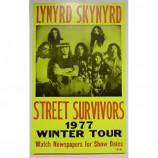 Lynyrd Skynyrd - Street Survivors - Concert Poster