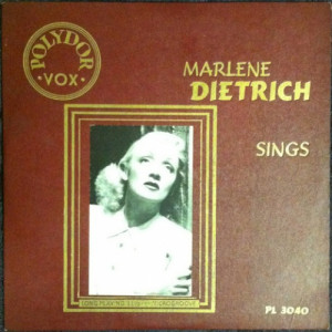 Marlene Dietrich - Sings - 10 - Vinyl - 10'' 