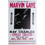 Marvin Gaye - Apollo Theater 1979 - Concert Poster