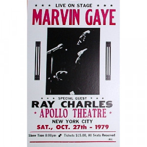 Marvin Gaye - Apollo Theater 1979 - Concert Poster - Books & Others - Poster