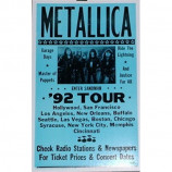 Metallica - 92 Tour - Concert Poster
