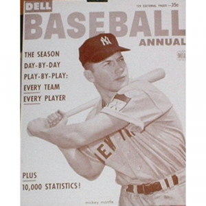 Mickey Manlte - Baseball Annual Magazine - Sepia Print - Books & Others - Others