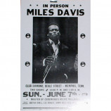 Miles Davis - Club Diamond - Concert Poster