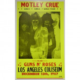 Motley Crue - L.A. Coliseum - Concert Poster