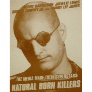 Natural Born Killers - Woody Harelson - Sepia Print - Books & Others - Others