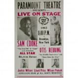 Paramount Theatre - Sam Cooke, Otis Redding - Concert Poster