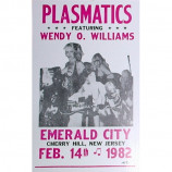 Plasmatics - Emerald City 1982 - Concert Poster