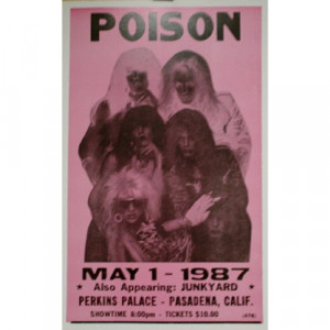 Poison - Perkins Palace - Concert Poster - Books & Others - Poster