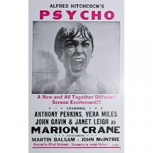 Psycho - Alfred Hitchcock - Janet Leigh - Shower Scene - Concert Poster - Books & Others - Poster