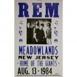 R.E.M. - Meadowlands - Concert Poster