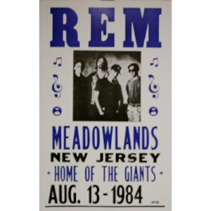 R.E.M. - Meadowlands - Concert Poster - Books & Others - Poster