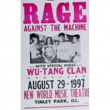 Rage Against The Machine& the Wu-Tang Clan - Rage Against The Machine &  Wu-Tang Clan - Concert Poster