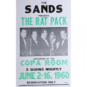 Rat Pack - Sand's Copa Room 1960 - Concert Poster - Books & Others - Poster
