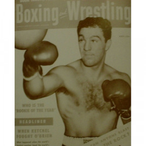 Rocky Marciano - Cover Of Boxing & Wrestling - Sepia Print - Books & Others - Others