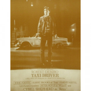 Taxi Driver - Movie Poster - Sepia Print - Books & Others - Others