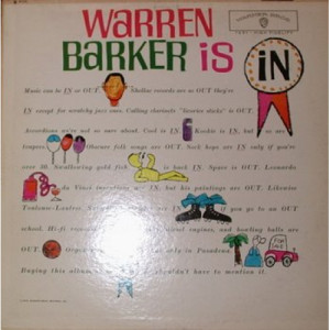 Warren Barker - Warren Barker Is In - LP - Vinyl - LP