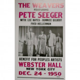 Weavers - Webster Hall - Concert Poster