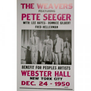 Weavers - Webster Hall - Concert Poster - Books & Others - Poster